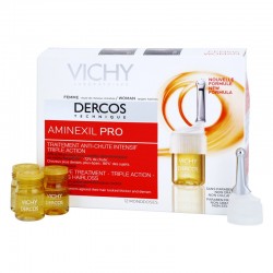 Aminexil Pro / Интенсивное ср-во против выпадения волос для женщин, 12*6 мл, DERCOS, VICHY