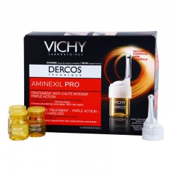 Aminexil Pro / Интенсивное ср-во против выпадения волос для мужчин, 12*6 мл, DERCOS, VICHY