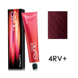 Color Sync Краска для волос, тон 4RV+, 90мл, Color Sync, MATRIX